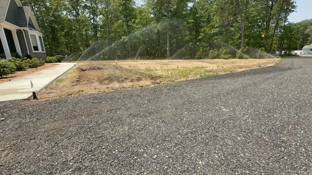 New construction sprinkler system testing