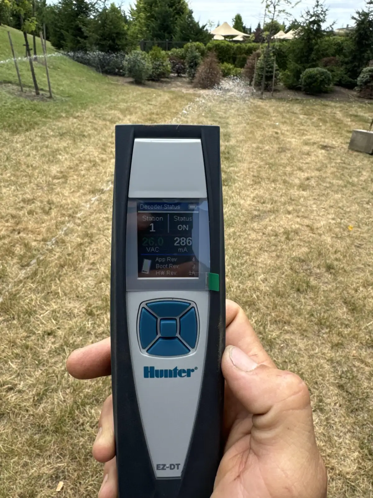 Hunter diagnostic tool for sprinkler system troubleshooting